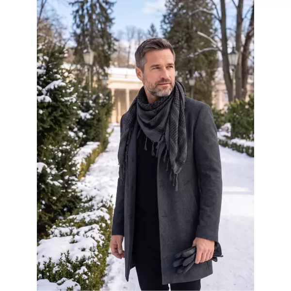  Šál brandit bd7009 Navy/čierny 