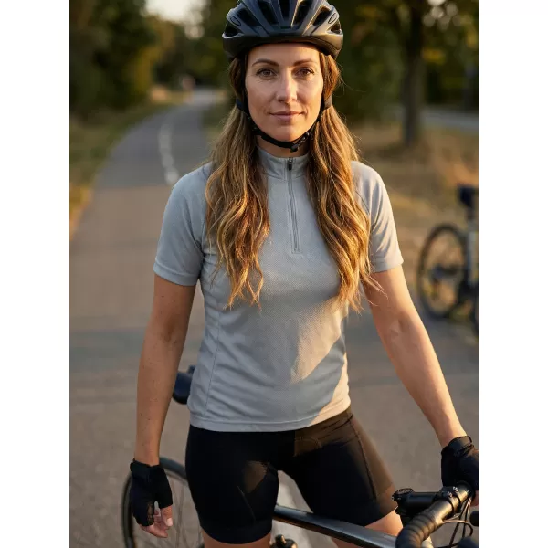  Dámsky cyklo dres ALTISPORT NoPrint NP/ALW115NJ SILVER 