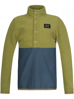 Detská mikina HANNAH MINT JR OLIVE BRANCH/STRATIFIED SEA