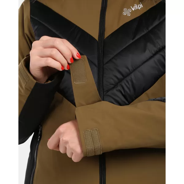  Dámska lyžiarska bunda KILPI LIN-W WL0110KI KHAKI 
