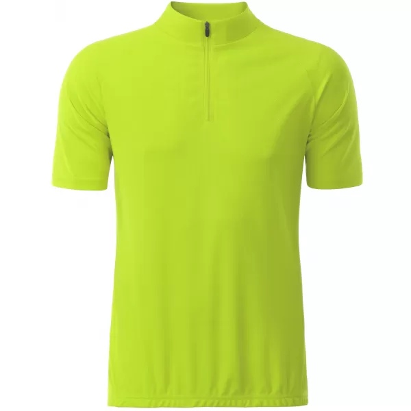  Pánsky cyklo dres ALTISPORT NoPrint NP/ALM215NJ BRIGHT YELLOW 