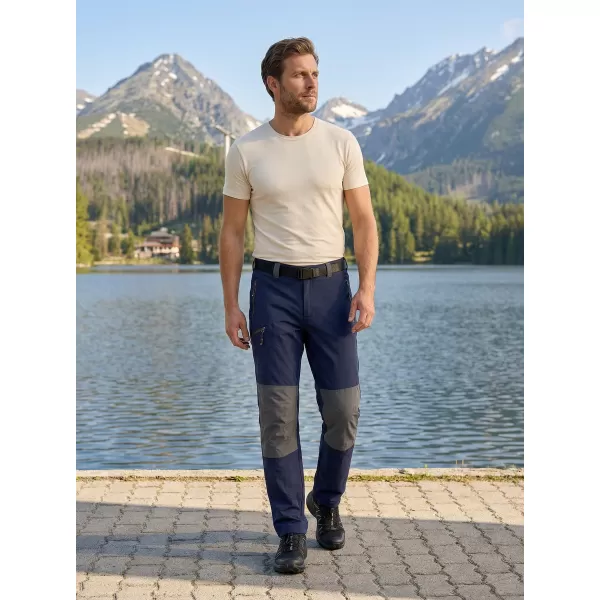  Pánske nohavice ALTISPORT NoPrint NP/ALM6021NJ NAVY/CARBON 