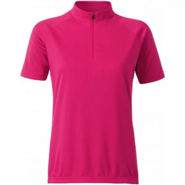  Dámsky cyklo dres ALTISPORT NoPrint NP/ALW115NJ BRIGHT PINK 