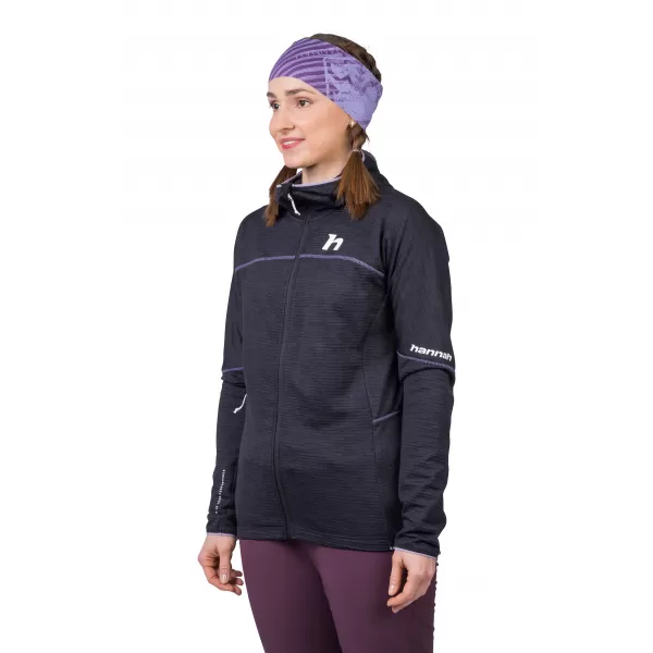  Dámska mikina HANNAH MEDA HOODY ANTHRACITE MEL 