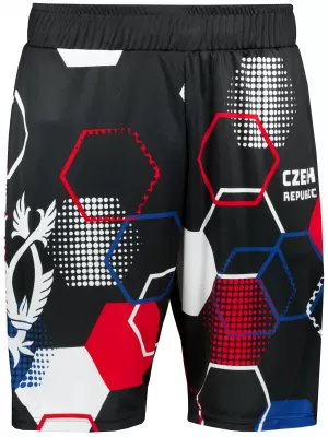Pánske funkčné kraťasy bez vreciek premium ALTISPORT VOJ/ALM036KRA02 HEXA čierna