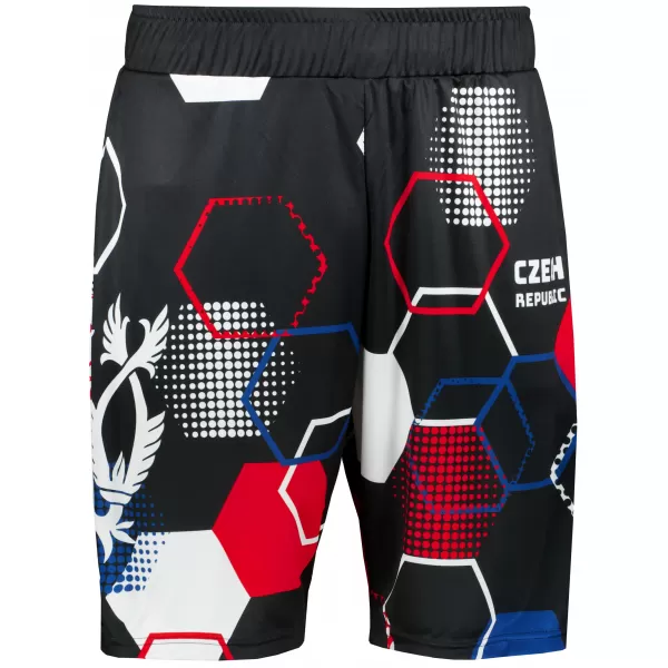  Pánske funkčné kraťasy bez vreciek premium ALTISPORT VOJ/ALM036KRA02 HEXA čierna 
