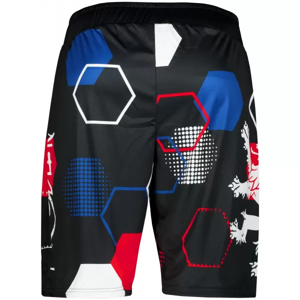  Pánske funkčné kraťasy bez vreciek premium ALTISPORT VOJ/ALM036KRA02 HEXA čierna 