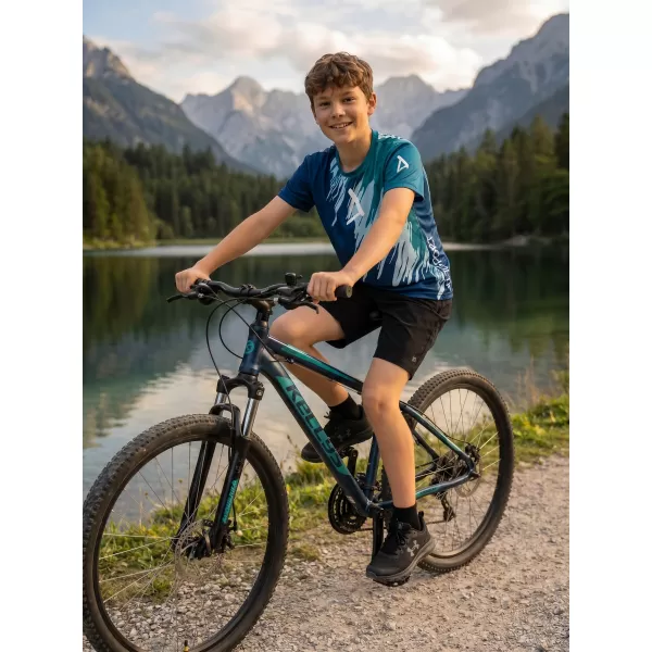  Detské prémiové funkčné tričko ALTISPORT VOJ/ALK006TR01 PETROLEJOVÁ/MODRÁ 