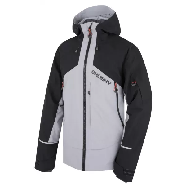  Pánska lyžiarska bunda HUSKY Geilo M Gray/Black 