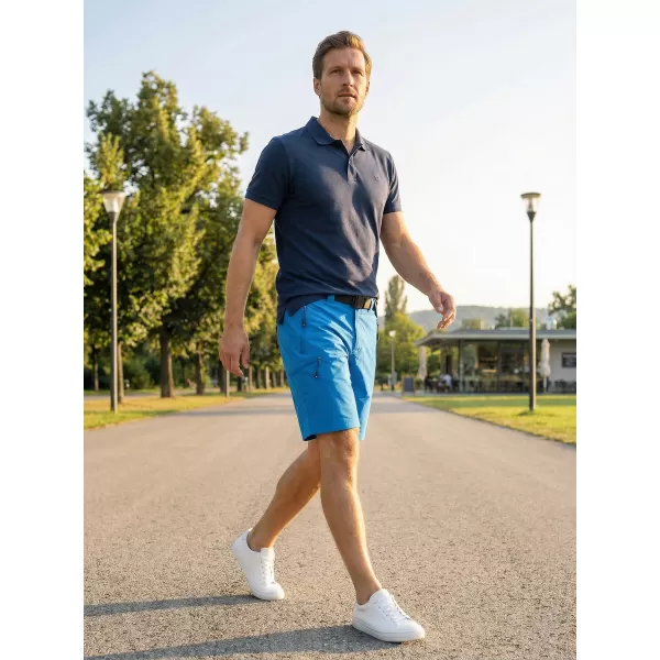  Pánske šortky ALTISPORT NoPrint NP/ALM4021NJ BRIGHT BLUE 