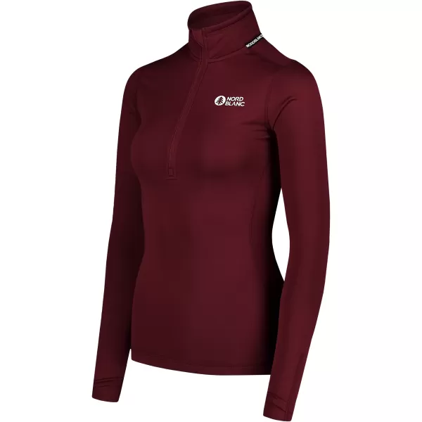  Dámske termo tričko NORDBLANC FLOATY NBBLD7975 VÍNOVÁ 