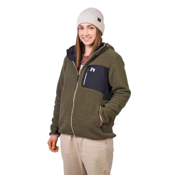  Dámska mikina HANNAH KOALA HOODY IVY GREEN / ANTHRACITE 