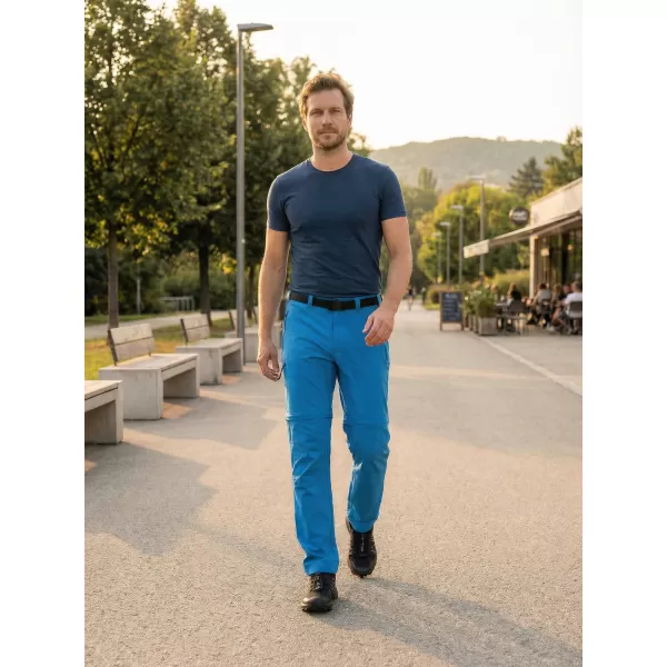  Pánske nohavice/kraťasy ALTISPORT NoPrint NP/ALM2021NJ BRIGHT BLUE 