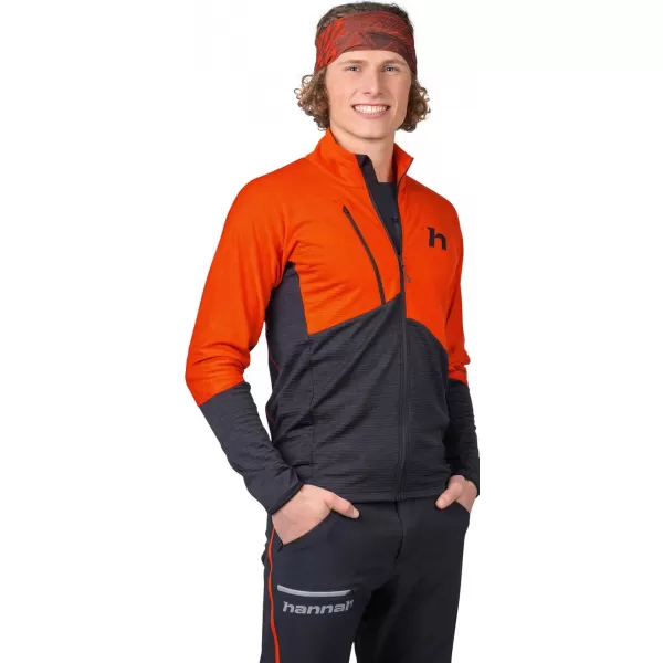  Pánska mikina HANNAH NIRO SPICY ORANGE/ANTHRACITE MEL 