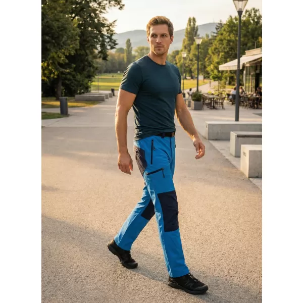  Pánske nohavice ALTISPORT NoPrint NP/ALM6021NJ BRIGHT BLUE/NAVY 