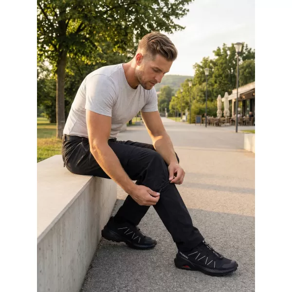 Pánske nohavice/kraťasy ALTISPORT NoPrint NP/ALM2021NJ BLACK 