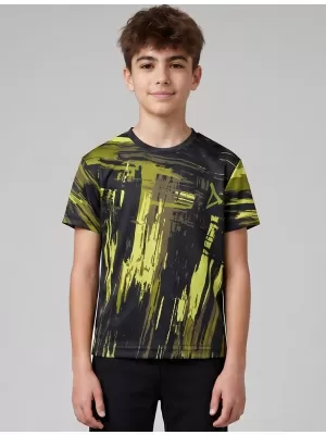 Detské funkčné tričko premium ALTISPORT VOJ/ALK010TR01 ČIERNA/ARMY