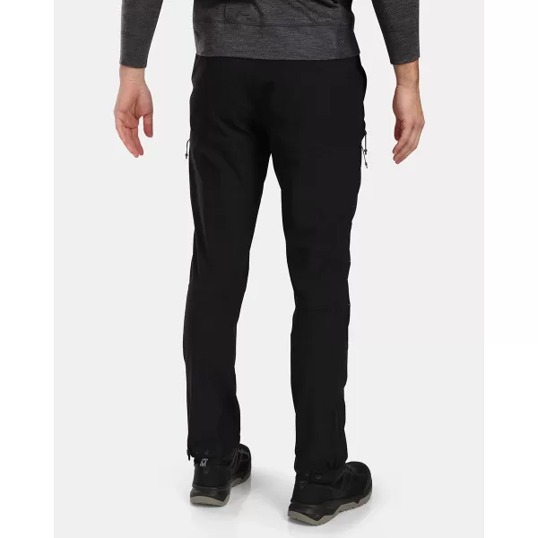  Pánske outdoorové nohavice KILPI VILLAIN-M WM0411KI čierna 