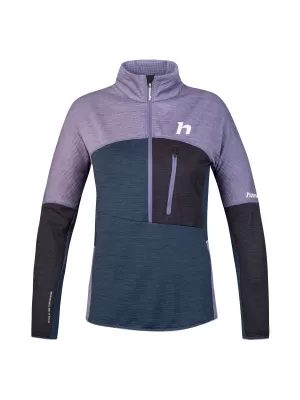 Dámska mikina HANNAH MEDA HZ LAVENDER GRAY/STRATIFIED SA ML