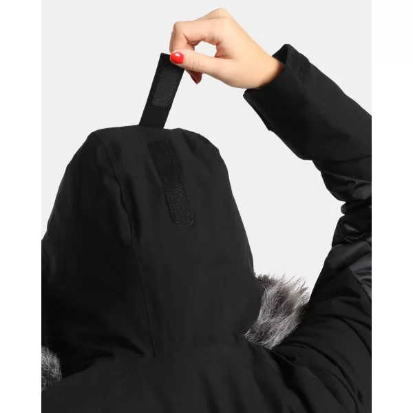  Dámska lyžiarska bunda KILPI LIN-W WL0110KI čierna 