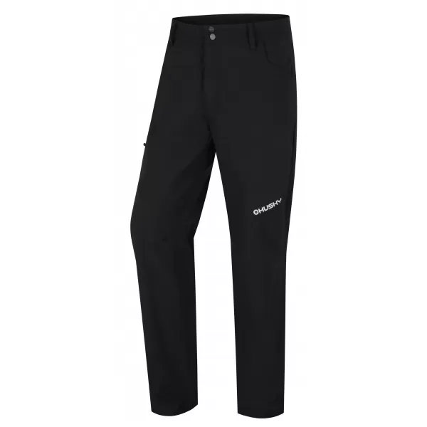  Pánske softshell nohavice HUSKY kavia m čierna 