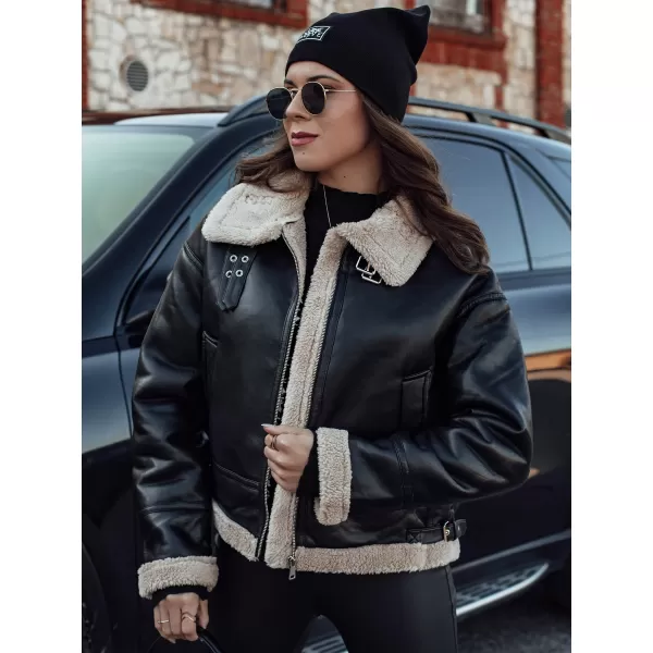  Dámska bunda DSTREET SHEREB ty4756 ČIERNA 