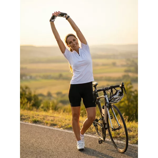  Dámsky cyklo dres ALTISPORT NoPrint NP/ALW115NJ WHITE 