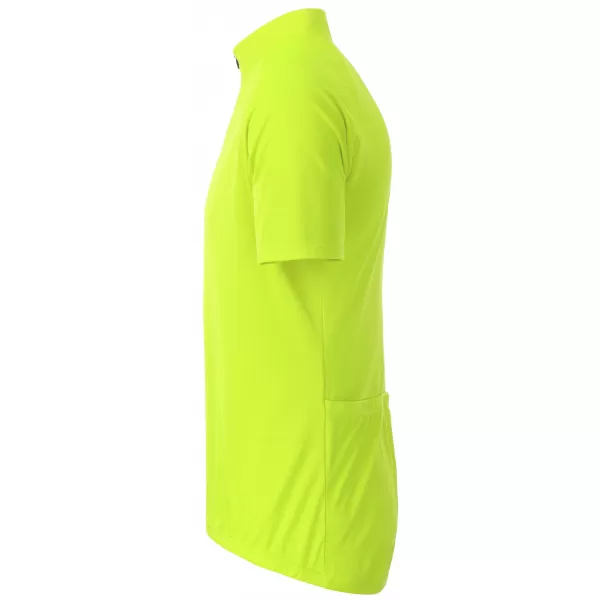  Pánsky cyklo dres ALTISPORT NoPrint NP/ALM215NJ BRIGHT YELLOW 