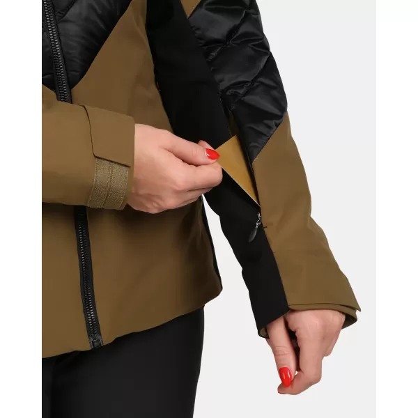  Dámska lyžiarska bunda KILPI LIN-W WL0110KI KHAKI 