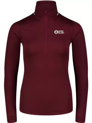 Dámske termo tričko NORDBLANC FLOATY NBBLD7975 VÍNOVÁ