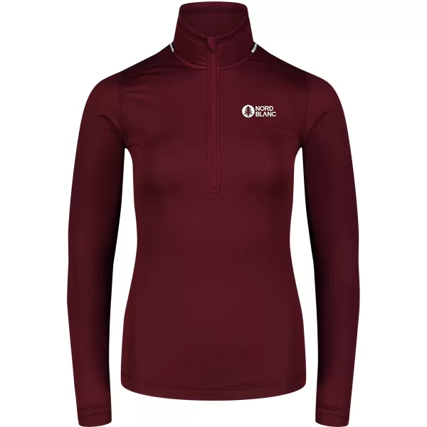  Dámske termo tričko NORDBLANC FLOATY NBBLD7975 VÍNOVÁ 