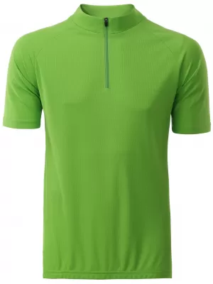 Pánsky cyklo dres ALTISPORT NoPrint NP/ALM215NJ LIME GREEN