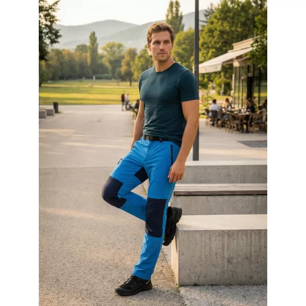  Pánske nohavice ALTISPORT NoPrint NP/ALM6021NJ BRIGHT BLUE/NAVY 
