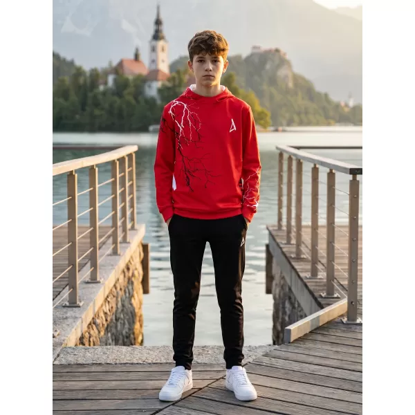  Detská funkčná mikina premium ALTISPORT VOJ/ALK004MI01 ČERVENÁ 