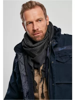Šál brandit bd7009 Navy/čierny