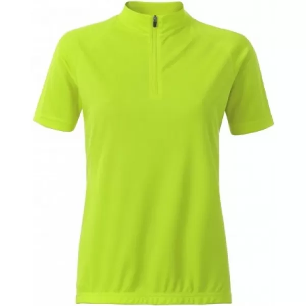 Dámsky cyklo dres ALTISPORT NoPrint NP/ALW115NJ BRIGHT YELLOW 