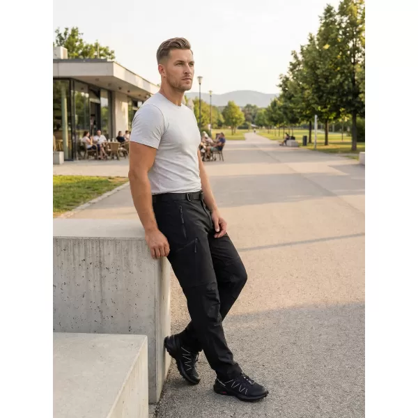  Pánske nohavice/kraťasy ALTISPORT NoPrint NP/ALM2021NJ BLACK 