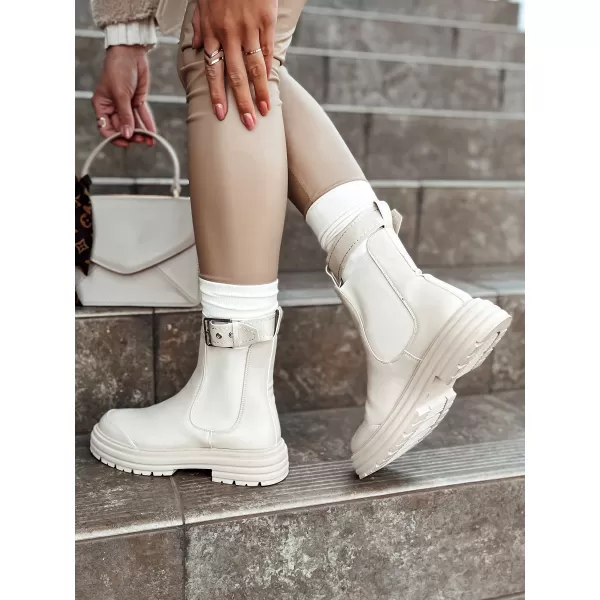  Dámske topánky DSTREET LUXIBOOTS BÉŽOVÁ 