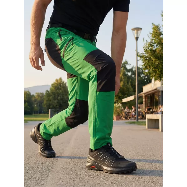  Pánske nohavice ALTISPORT NoPrint NP/ALM6021NJ FERN GREEN/BLACK 