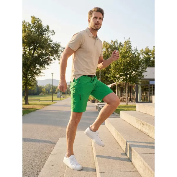  Pánske šortky ALTISPORT NoPrint NP/ALM4021NJ FERN GREEN 