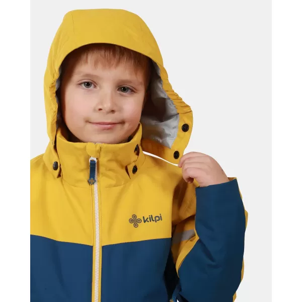  Chlapčenská lyžiarska bunda KILPI ATENI-JB WJ0103KI ZLATÁ 