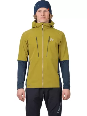 Pánska bunda HANNAH TRANE HOODY AVOCADO OIL/STRATIFIED SEA