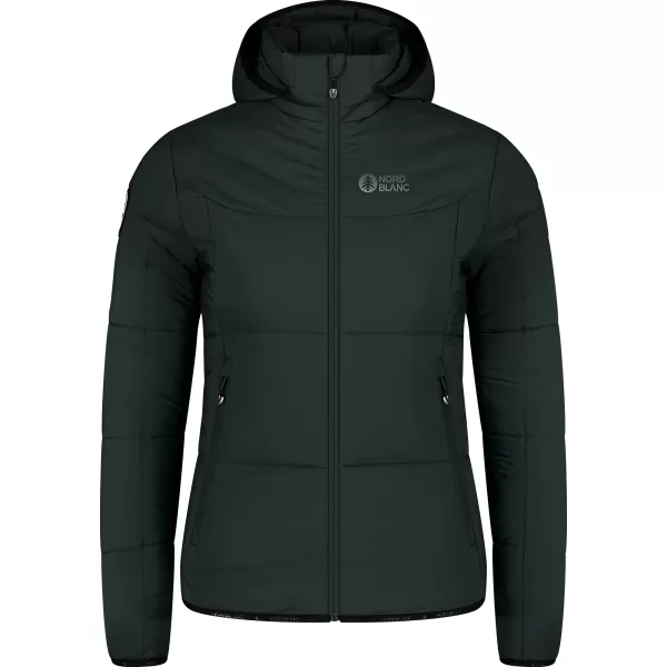  Dámska zimná bunda NORDBLANC ICEFLOES NBWJL8075 TMAVO zelená 