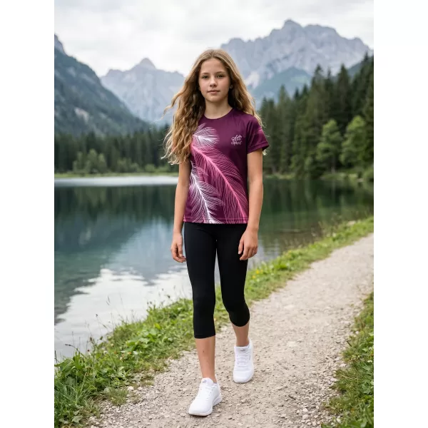 Detské prémiové funkčné tričko ALTISPORT VOJ/ALK001TR01 FUCHSIOVÁ 