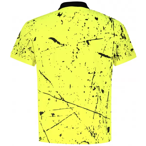 Pánske funkčné tričko s golierom premium ALTISPORT VOJ/ALM034TR05 NEON YELLOW 