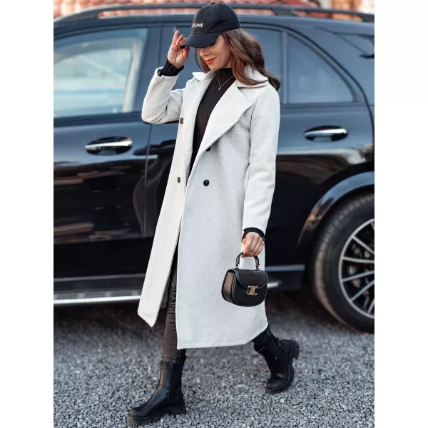  Dámsky kabát DSTREET CASHMELY NY0713 SVETLO ŠEDÁ 