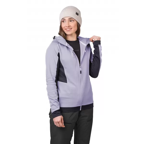  Dámska mikina HANNAH NELA HOODY LAVENDER AURA/ANTHRACITE 