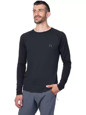 Pánske tričko s dlhým rukávom HANNAH TAREGAN L/S ANTHRACITE