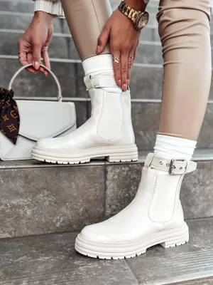 Dámske topánky DSTREET LUXIBOOTS BÉŽOVÁ