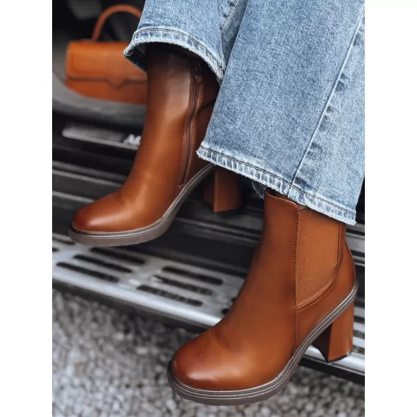  Dámske topánky DSTREET STYLOBOOT KARAMEL 